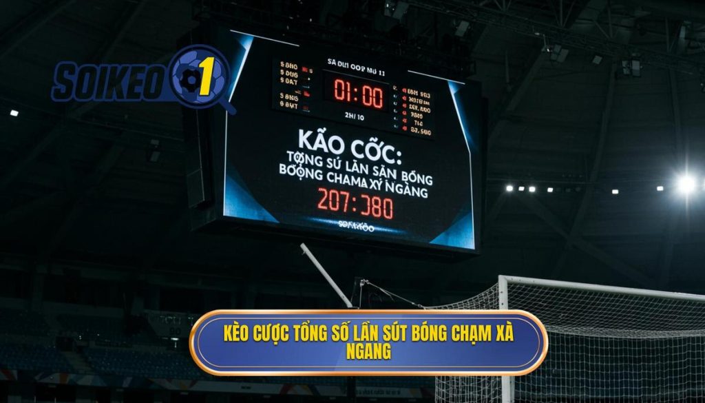 Kèo cược tổng số lần sút bóng chạm xà ngang