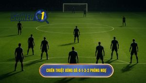Chiến thuật bóng đá 4-1-3-2 phòng ngự