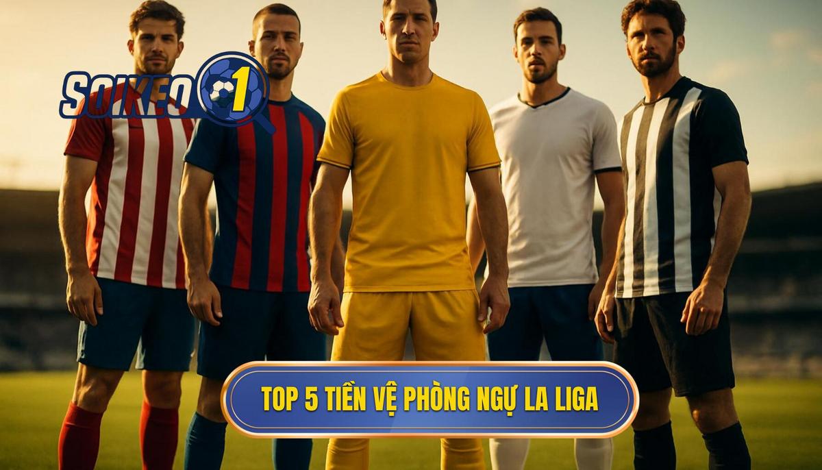 Danh Sách Chi Tiết Top 5 Tiền Vệ Phòng Ngự Xuất Sắc Nhất La Liga