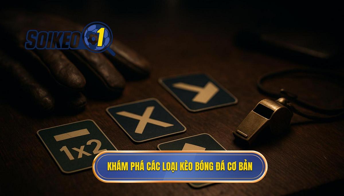 Khám phá các loại kèo bóng đá cơ bản nhất hiện nay
