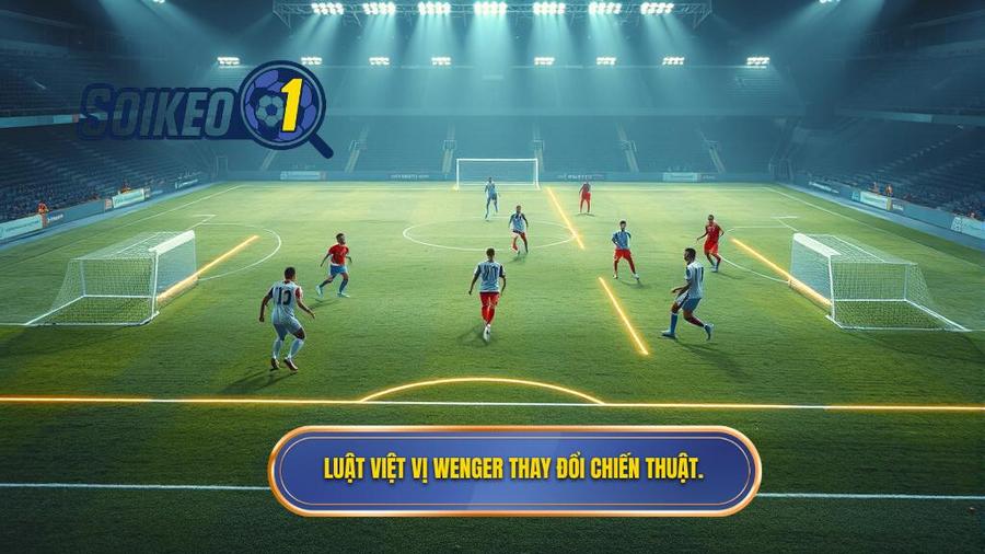 3. Luật việt vị Wenger thay đổi chiến thuật.