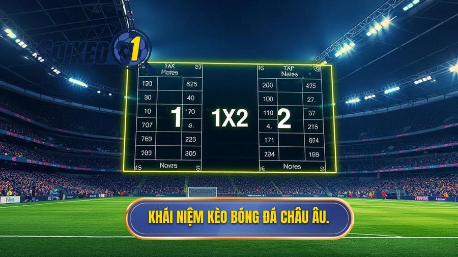 Khái niệm kèo bóng đá châu Âu
