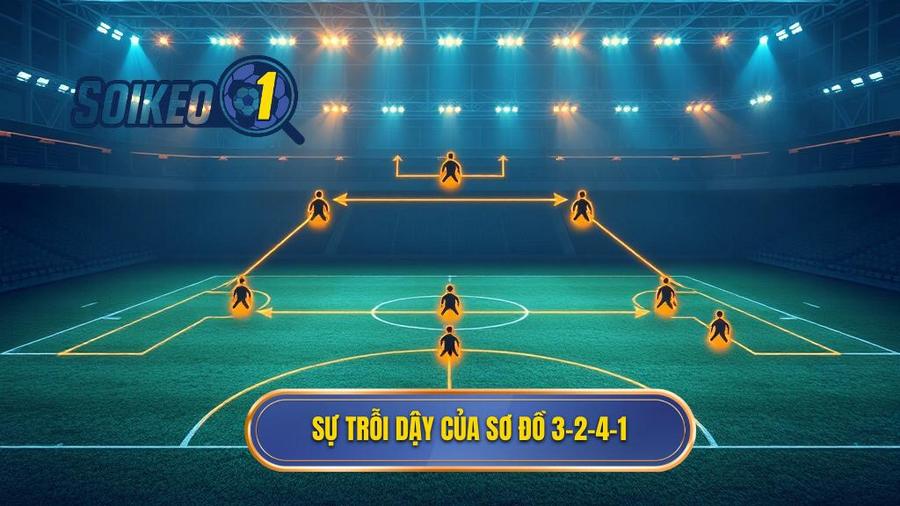 Sự trỗi dậy của sơ đồ 3-2-4-1