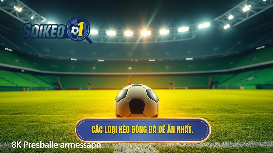  Các loại kèo bóng đá dễ ăn nhất.