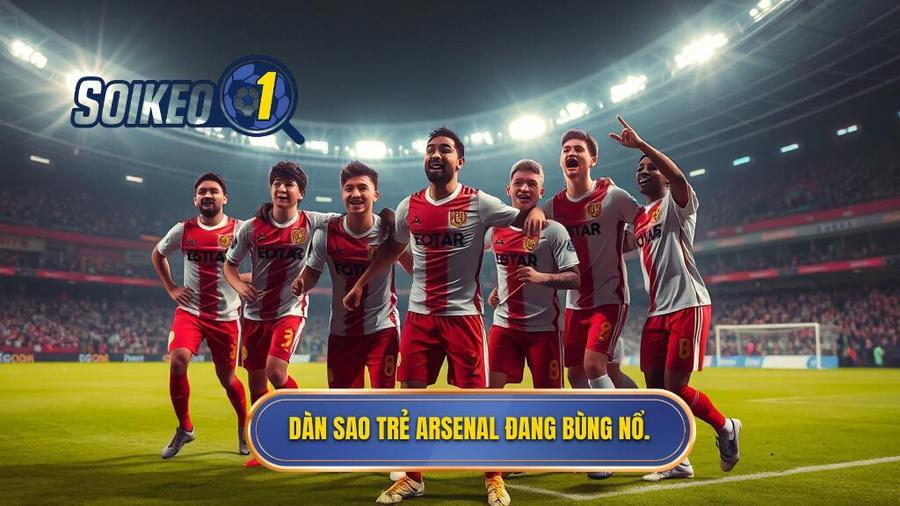 Dàn sao trẻ Arsenal đang bùng nổ